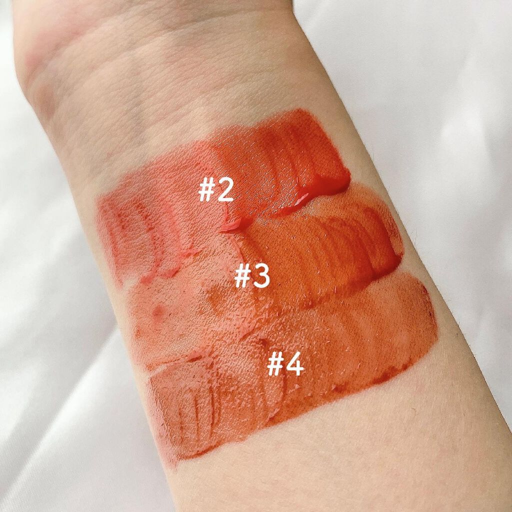 グラスティングウォーターティント/rom&nd/リップティントを使ったクチコミ(5枚目)