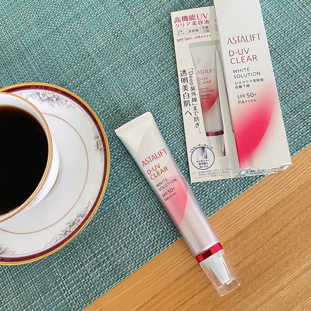 D-UVクリア ホワイトソリューション/アスタリフト/日焼け止めクリームを使ったクチコミ（1枚目）