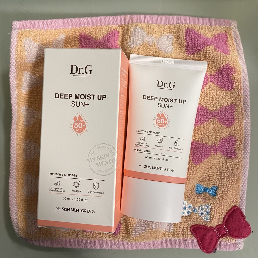 DEEP MOIST UP SUN/Dr.G/日焼け止めクリームを使ったクチコミ（1枚目）