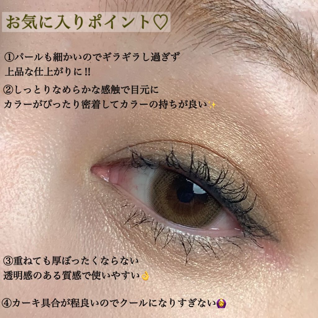 シルキースフレアイズ 09 アーバンカーキ/キャンメイク/アイシャドウパレットを使ったクチコミ（2枚目）