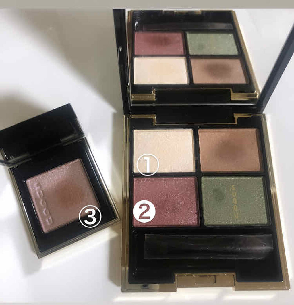 デザイニング カラー アイズ/SUQQU/アイシャドウパレットを使ったクチコミ（2枚目）