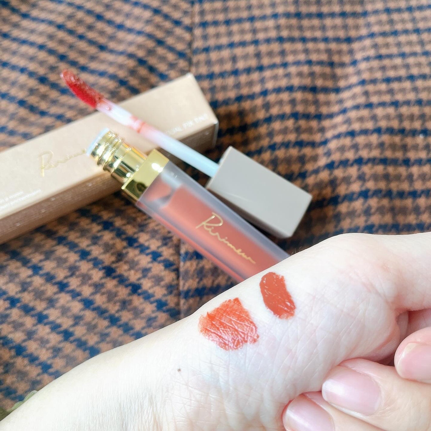 センシュアルフィックスティント/Ririmew/リップティントを使ったクチコミ(4枚目)