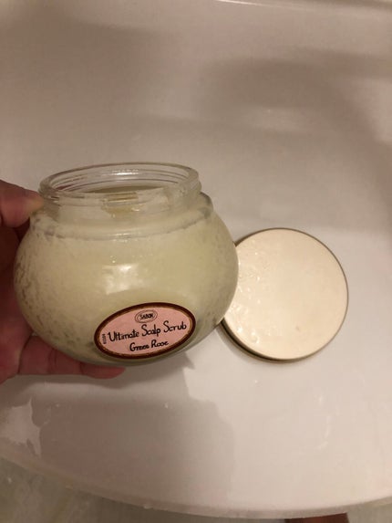 ヘッドスクラブ グリーン・ローズ/SABON/ヘッドスクラブを使ったクチコミ(2枚目)