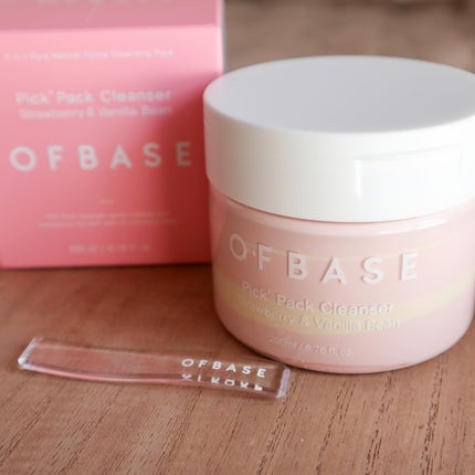 ピックパッククレンザー イチゴ&バニラビーン/OFBASE/洗い流すパック・マスクを使ったクチコミ(1枚目)