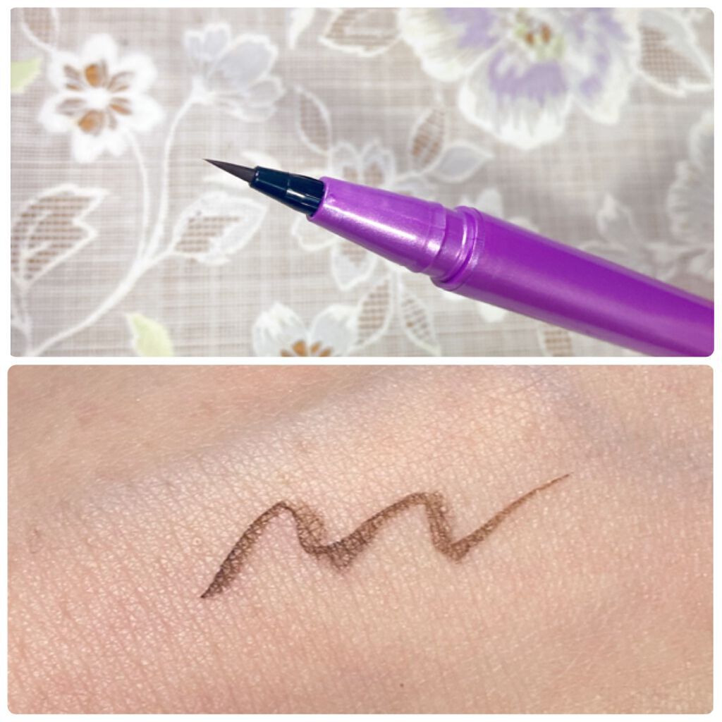 「密着アイライナー」ショート筆リキッド/デジャヴュ/リキッドアイライナーを使ったクチコミ(3枚目)