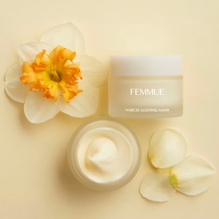 ローズウォーター スリーピングマスク/FEMMUE/フェイスクリームを使ったクチコミ(3枚目)