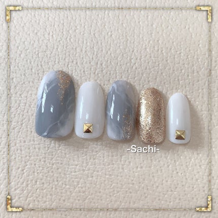 ネイル エナメル 045 グレー系/ちふれ/マニキュアを使ったクチコミ(3枚目)