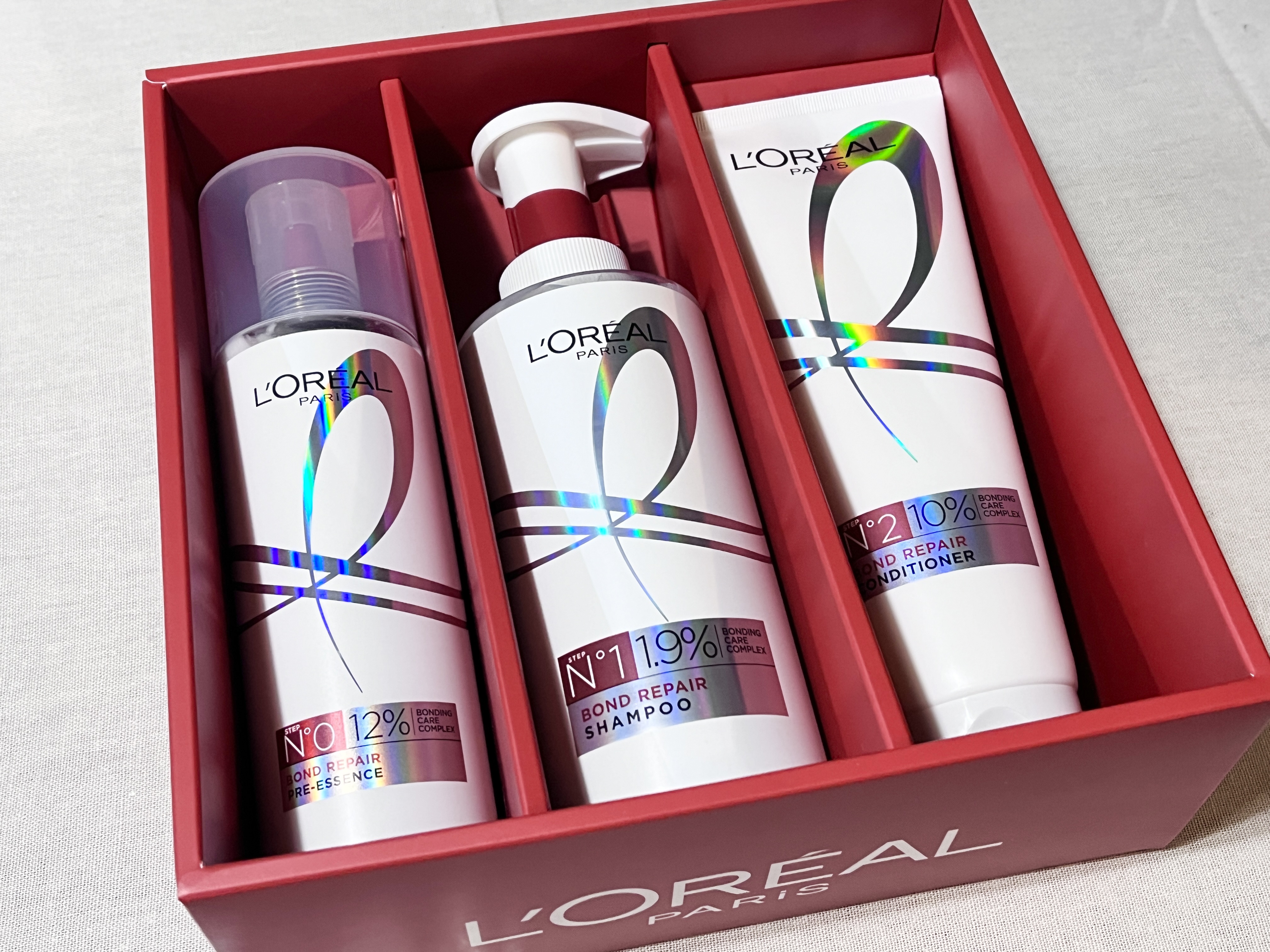 ロレアル パリ ボンド リペア シャンプー／コンディショナー/ロレアル パリ/市販シャンプーを使ったクチコミ（1枚目）