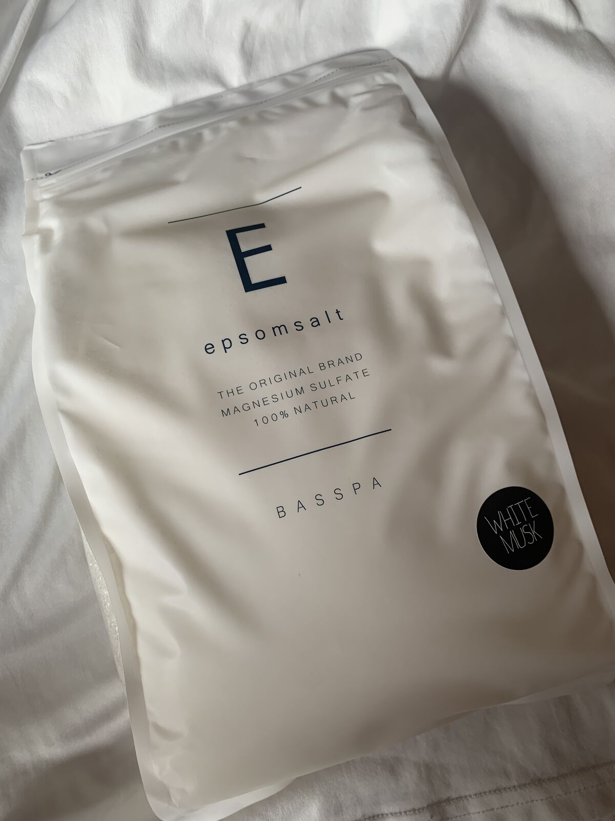 BASSPA エプソムソルト ホワイトムスク/BASSPA/無機塩系入浴剤を使ったクチコミ（1枚目）
