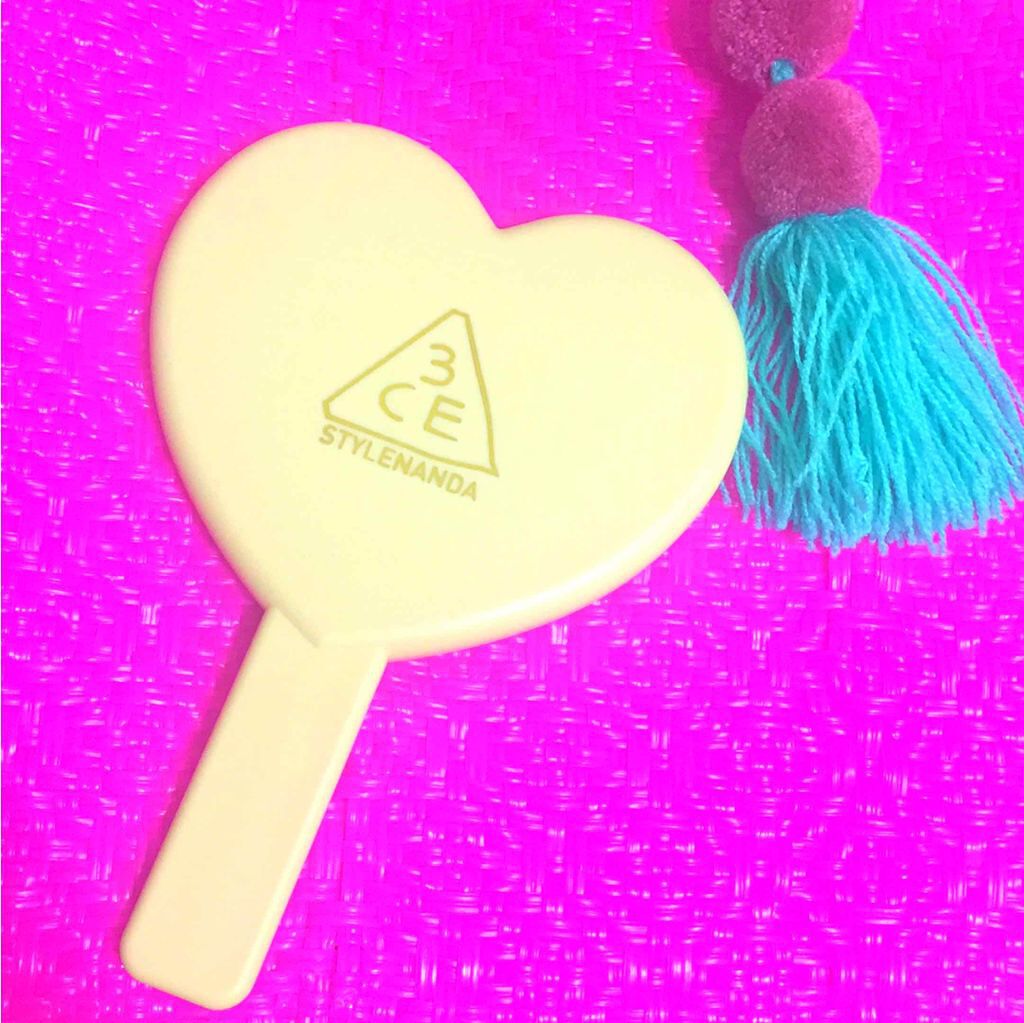 ハート 鏡/3CE/その他化粧小物を使ったクチコミ(1枚目)