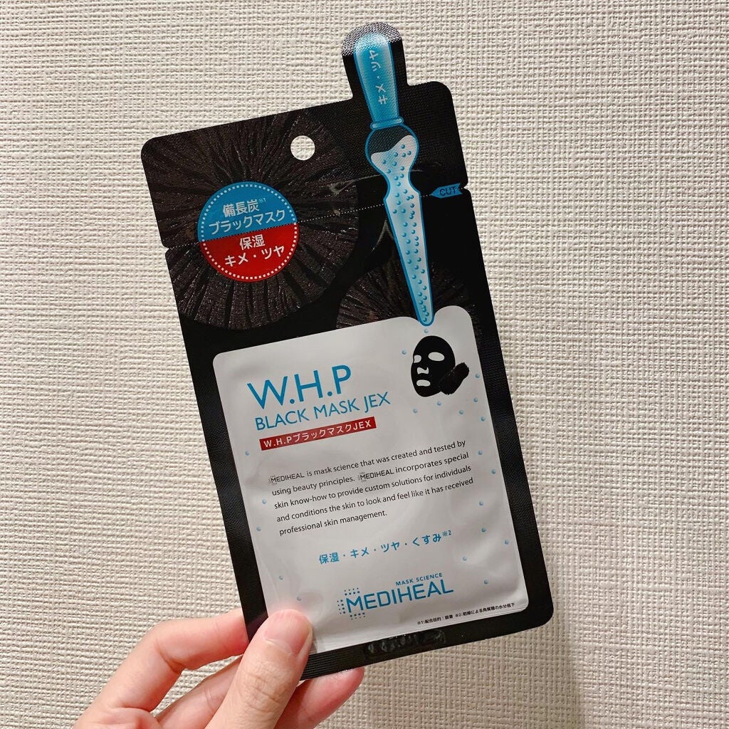 W.H.P ブラックマスク JEX/MEDIHEAL/シートマスク・パックを使ったクチコミ(1枚目)