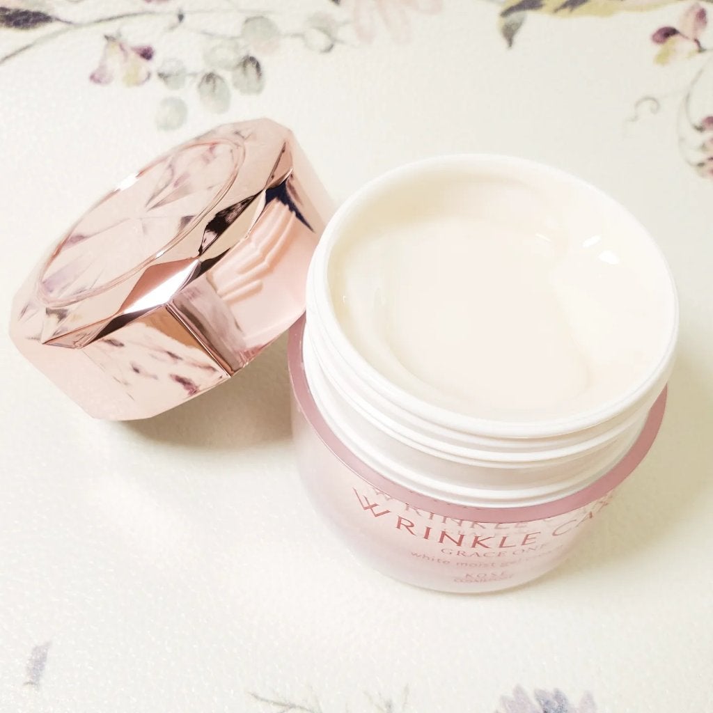 リンクルケア ホワイト モイストジェルクリーム/グレイスワン/オールインワン化粧品を使ったクチコミ(3枚目)