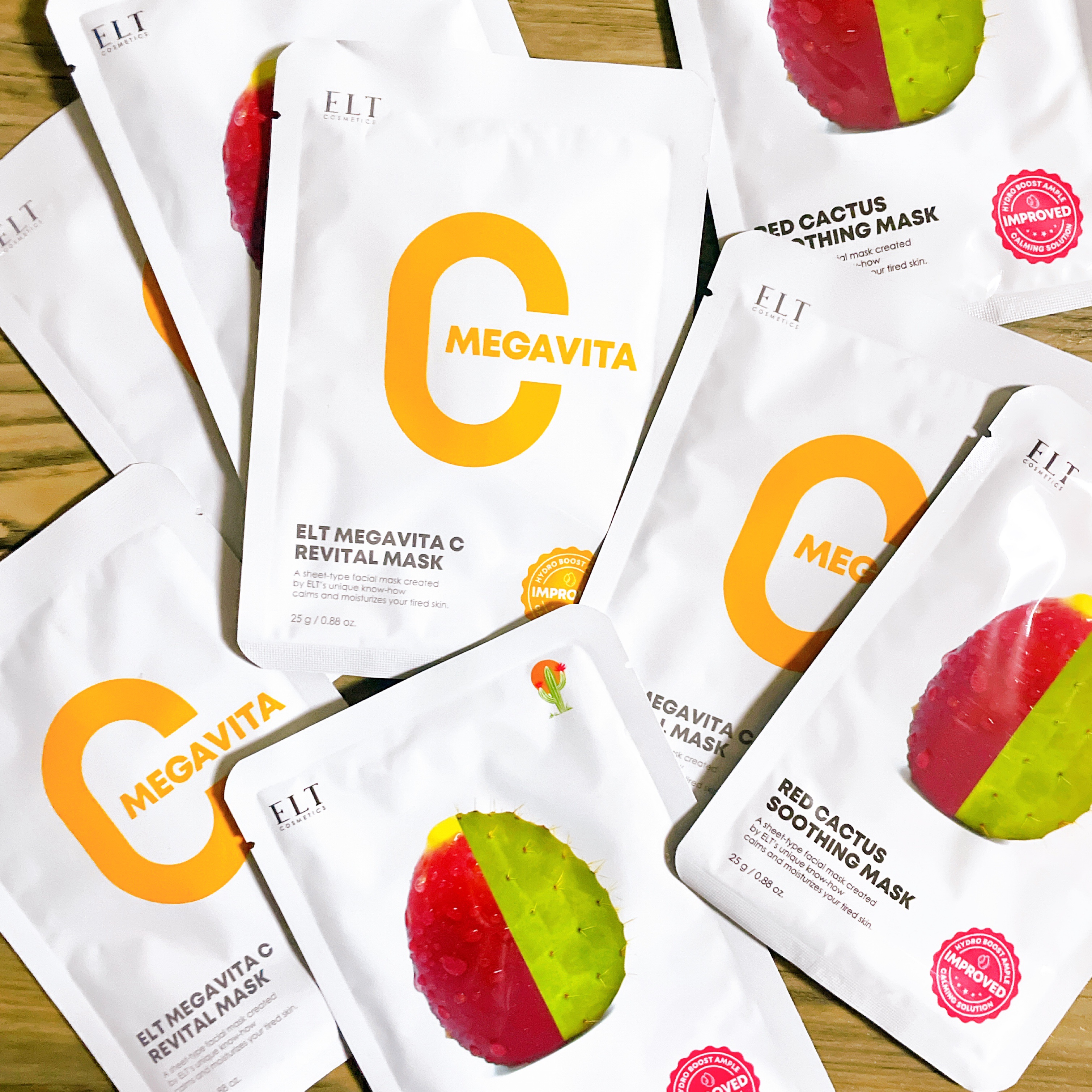 レッドカクタススージングマスク/ELT COSMETICS/シートマスク・パックを使ったクチコミ（2枚目）