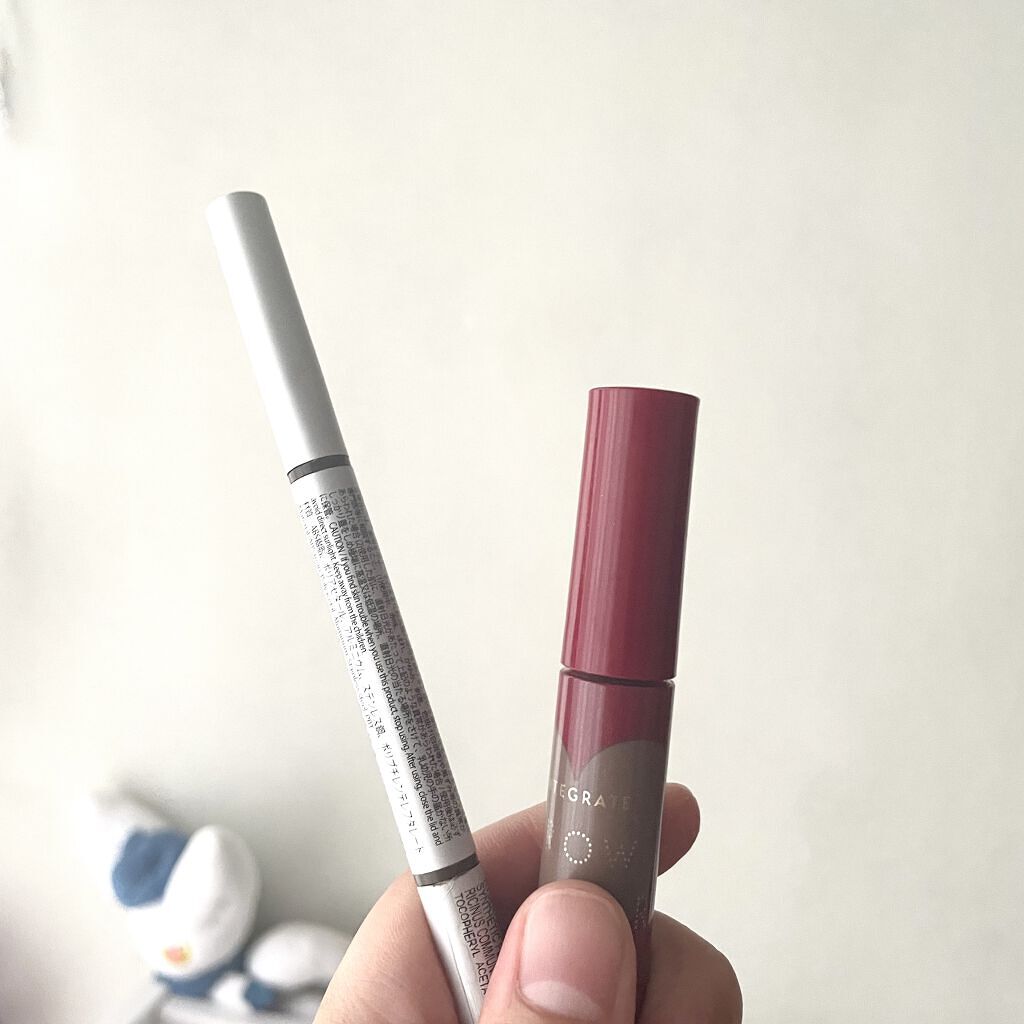 だ円芯 アルミ アイブローペンシル/DAISO/アイブロウペンシルを使ったクチコミ（2枚目）