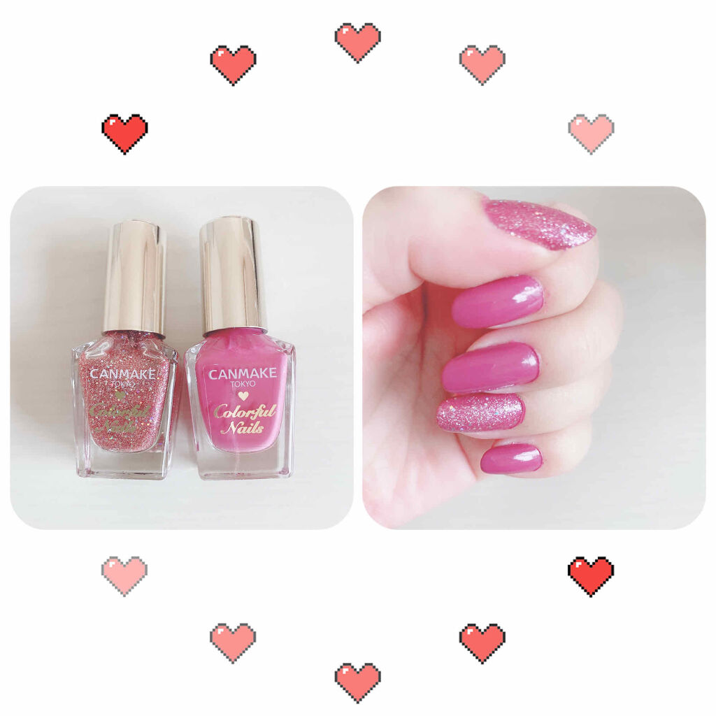 カラフルネイルズ/キャンメイク/マニキュアを使ったクチコミ（1枚目）