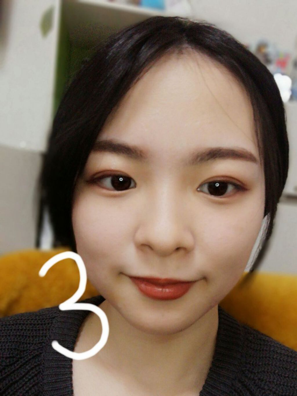 クリーミータッチライナー/キャンメイク/ジェルアイライナーを使ったクチコミ（3枚目）