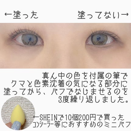 カラーミキシングコンシーラー/キャンメイク/パレットコンシーラーを使ったクチコミ(3枚目)