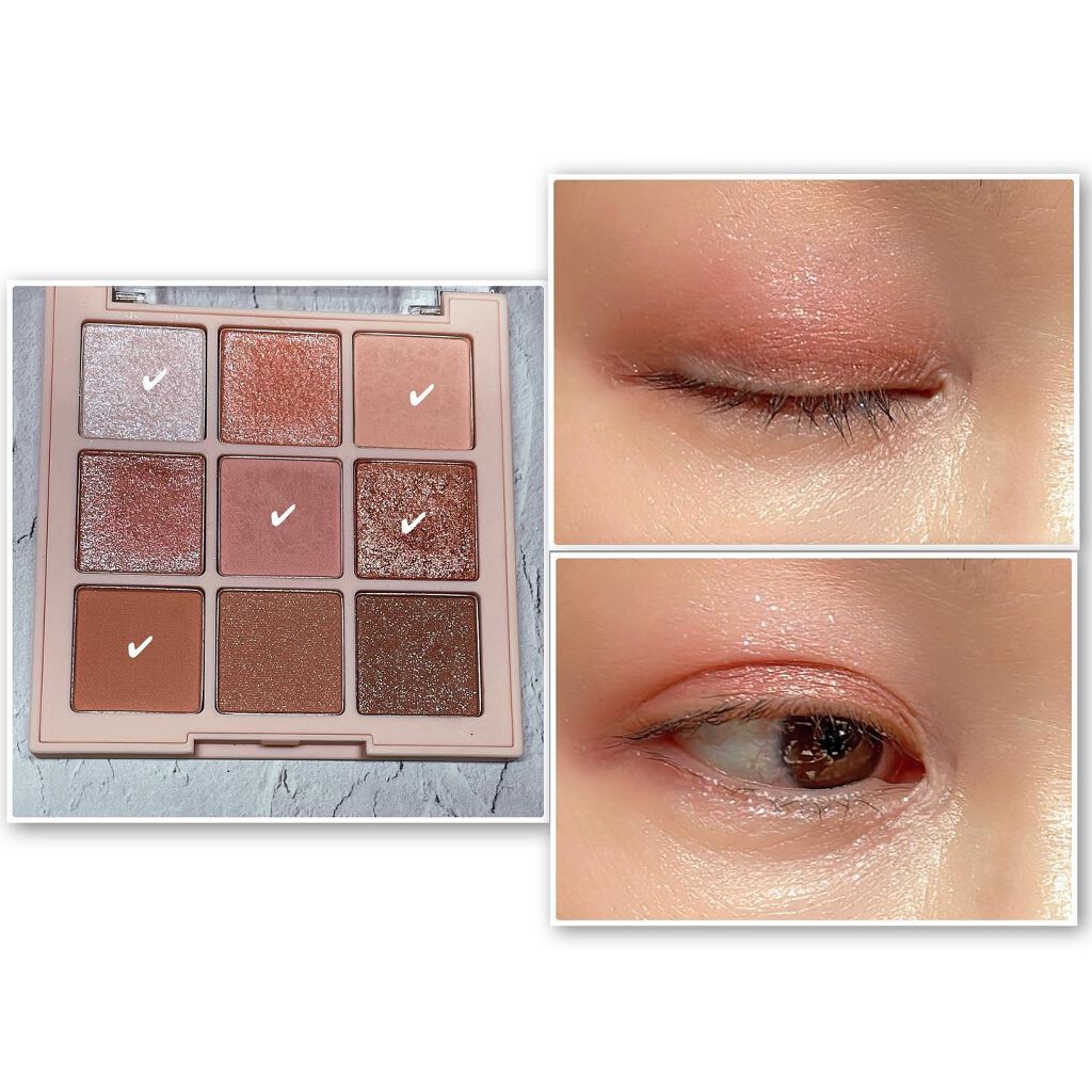 シャドウパレット/dasique/アイシャドウパレットを使ったクチコミ(4枚目)