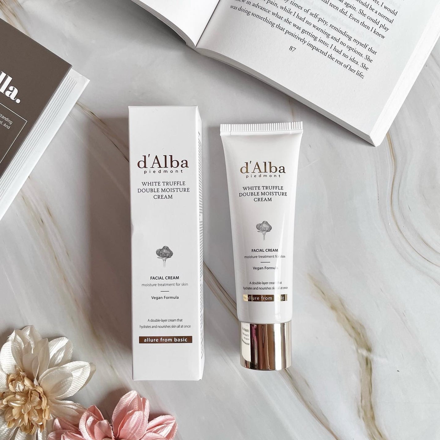 ホワイトトリュフダブルモイスチャークリーム/ダルバ/フェイスクリームを使ったクチコミ(4枚目)