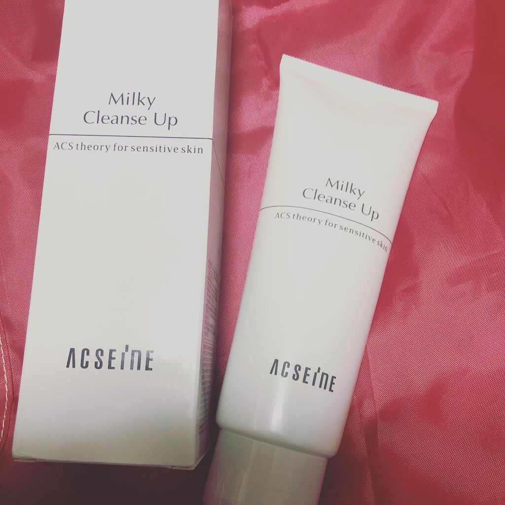ミルキィ クレンズアップ/ACSEINE/ミルククレンジングを使ったクチコミ（3枚目）