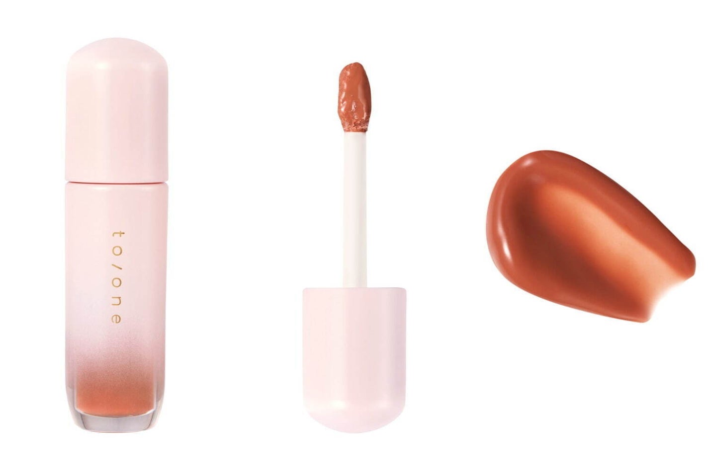 to/one から新作リップグロス「トーン ペタル ブルーミング グロス」とミュートカラーのアイシャドウ「トーン ペタル フロート アイズ」が登場!の画像