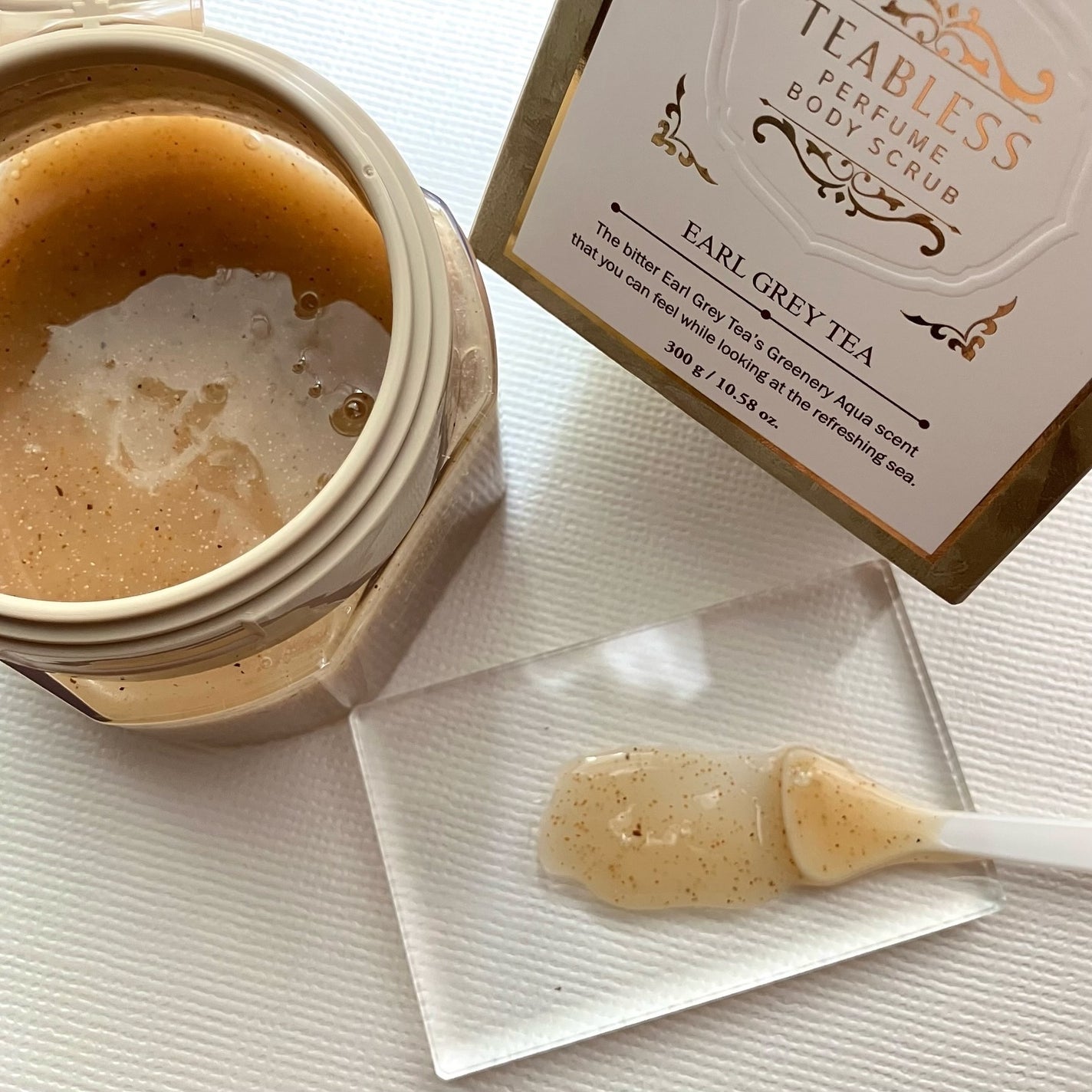 アールグレイティージャム ボディスクラブ/TEABLESS/ボディスクラブを使ったクチコミ(3枚目)