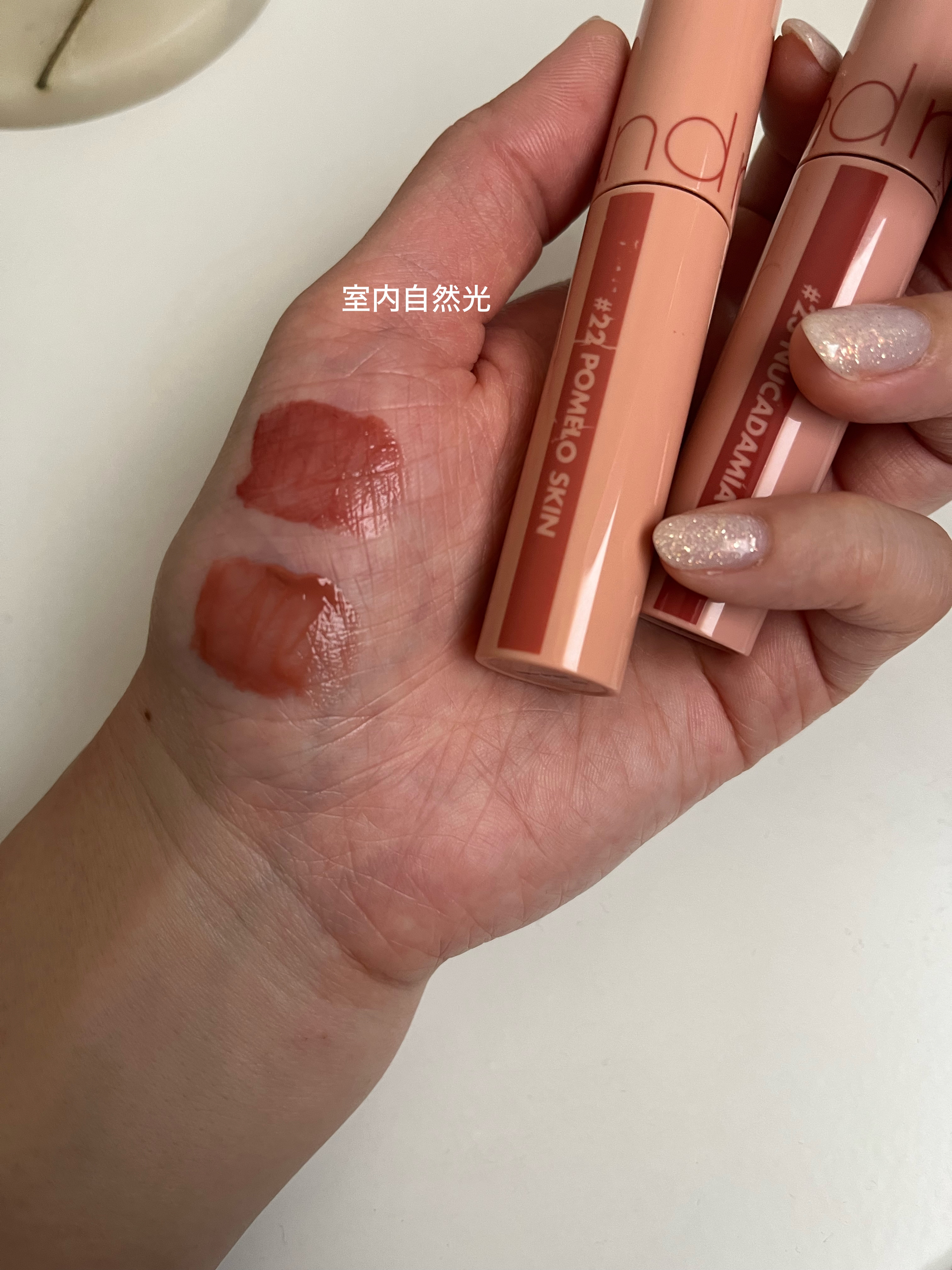 ジューシーラスティングティント/rom&nd/リップティントを使ったクチコミ（3枚目）