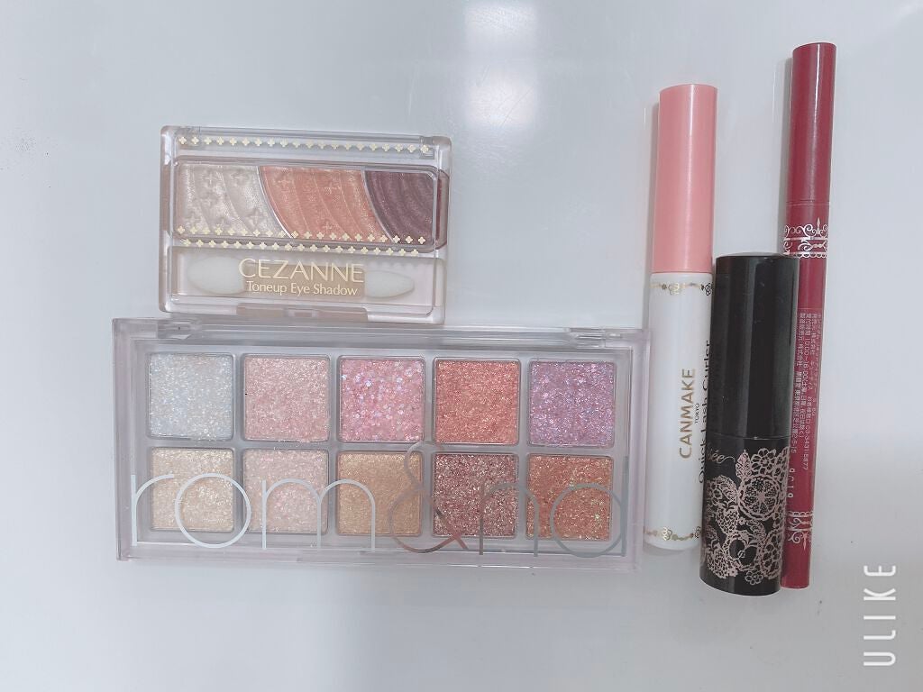トーンアップアイシャドウ/CEZANNE/アイシャドウパレットを使ったクチコミ(1枚目)