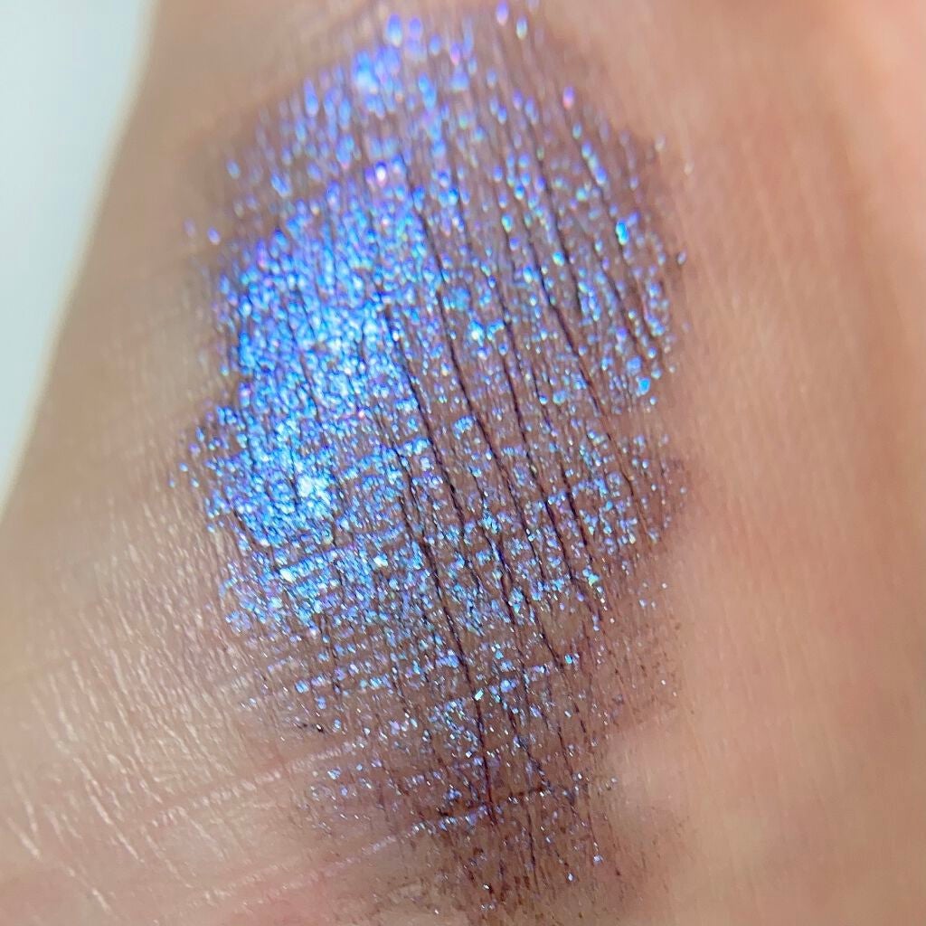 グリッター & グロウ リキッド アイシャドウ デュオ クローム/stila/グリッターを使ったクチコミ(4枚目)