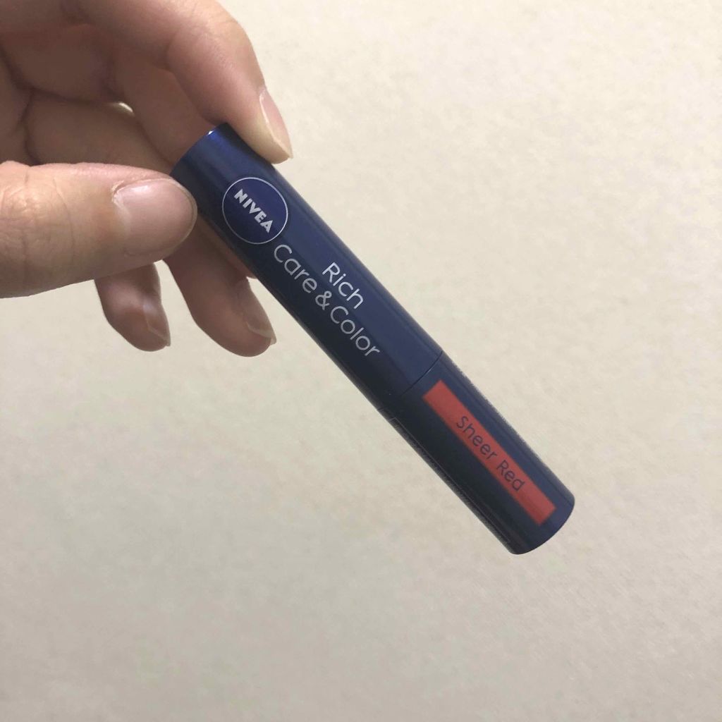 ニベア リッチケア＆カラーリップ/ニベア/リップクリームを使ったクチコミ（1枚目）
