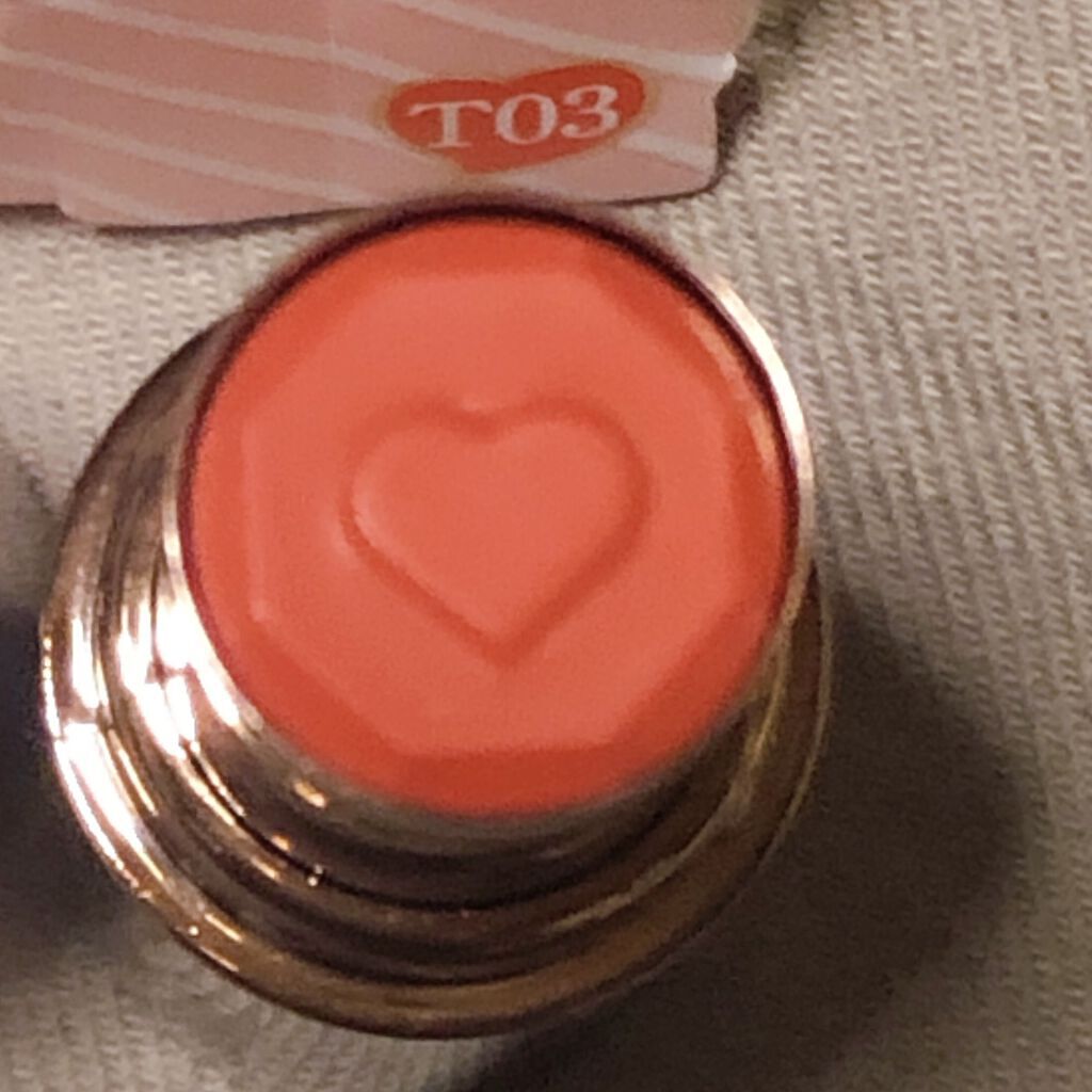 メルティールミナスルージュ（ティントタイプ） T03 ディアレストレッド/キャンメイク/リップティントを使ったクチコミ（2枚目）