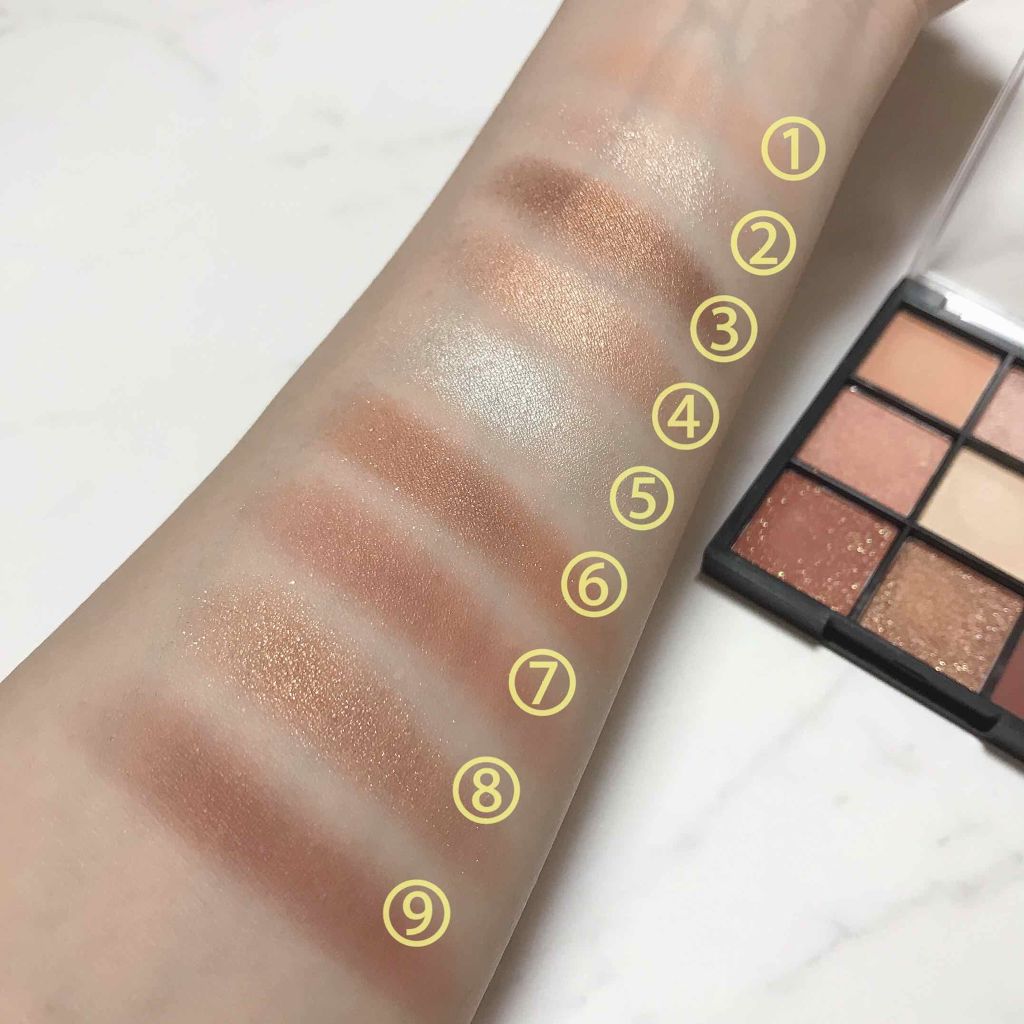 UR GLAM BLOOMING EYE COLOR PALETTE/U R GLAM/アイシャドウパレットを使ったクチコミ(3枚目)