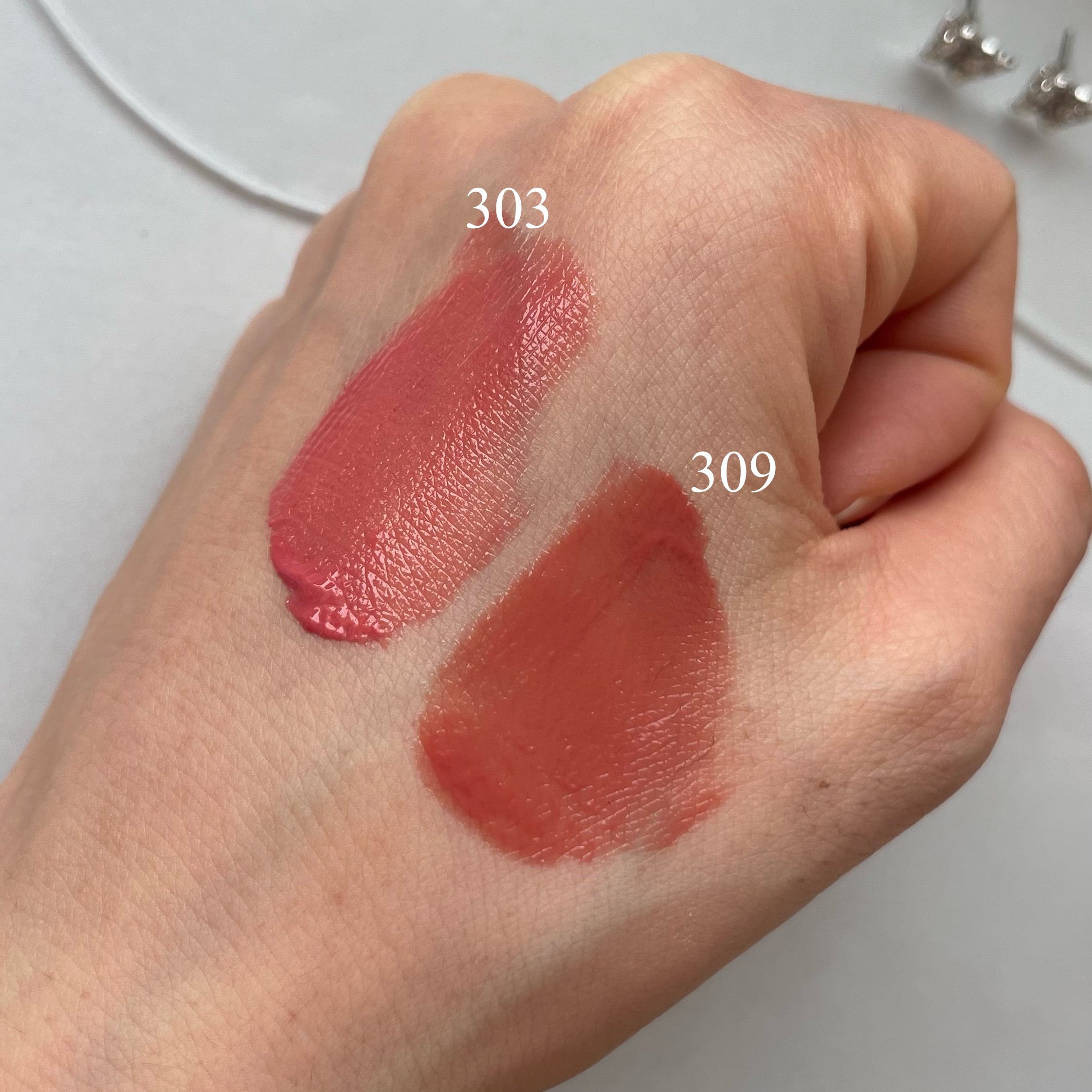 ジェリーイングヌードグロス/Laka/リップグロスを使ったクチコミ（2枚目）