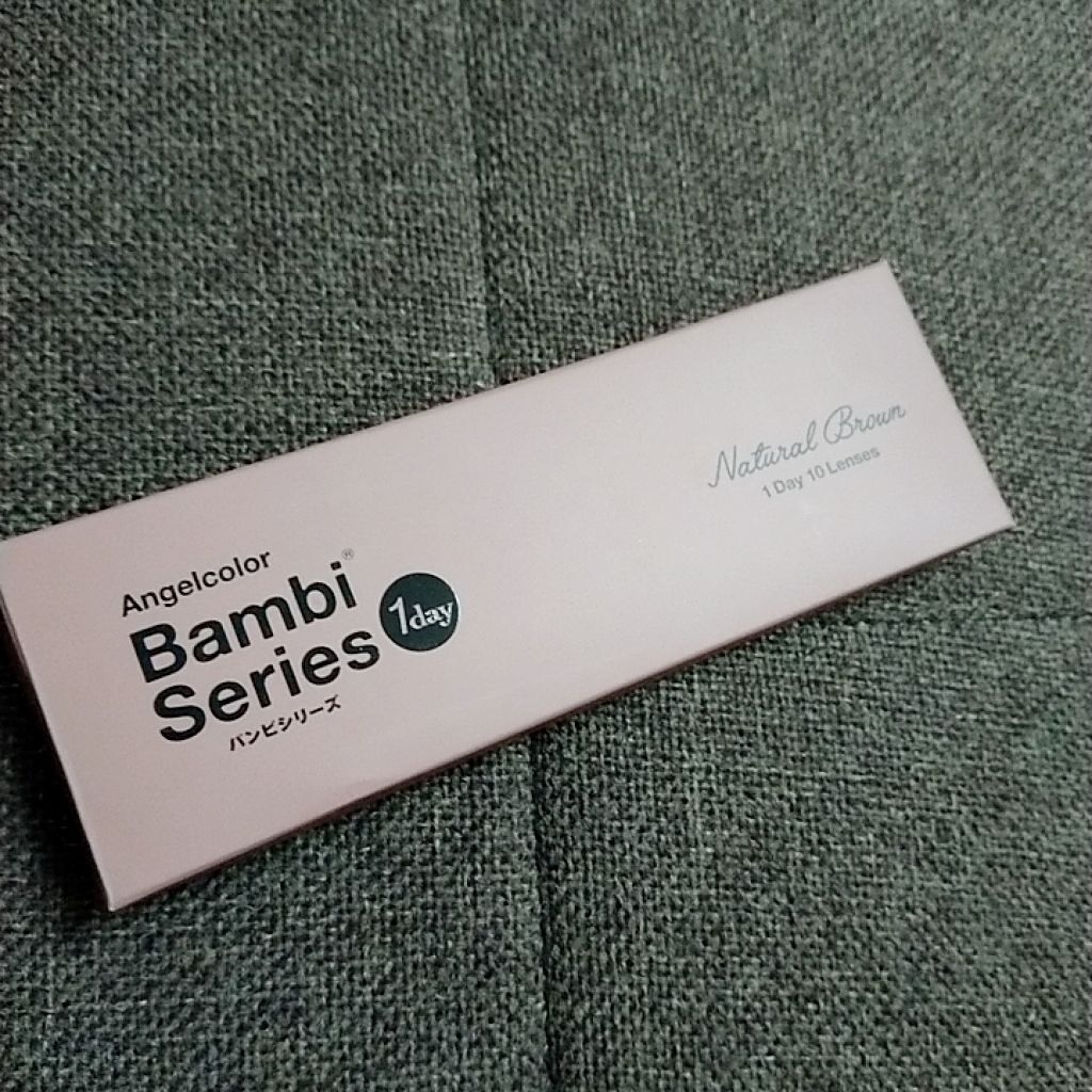 バンビシリーズ ワンデー ナチュラル/AngelColor/ワンデー(1DAY)カラコンを使ったクチコミ(1枚目)