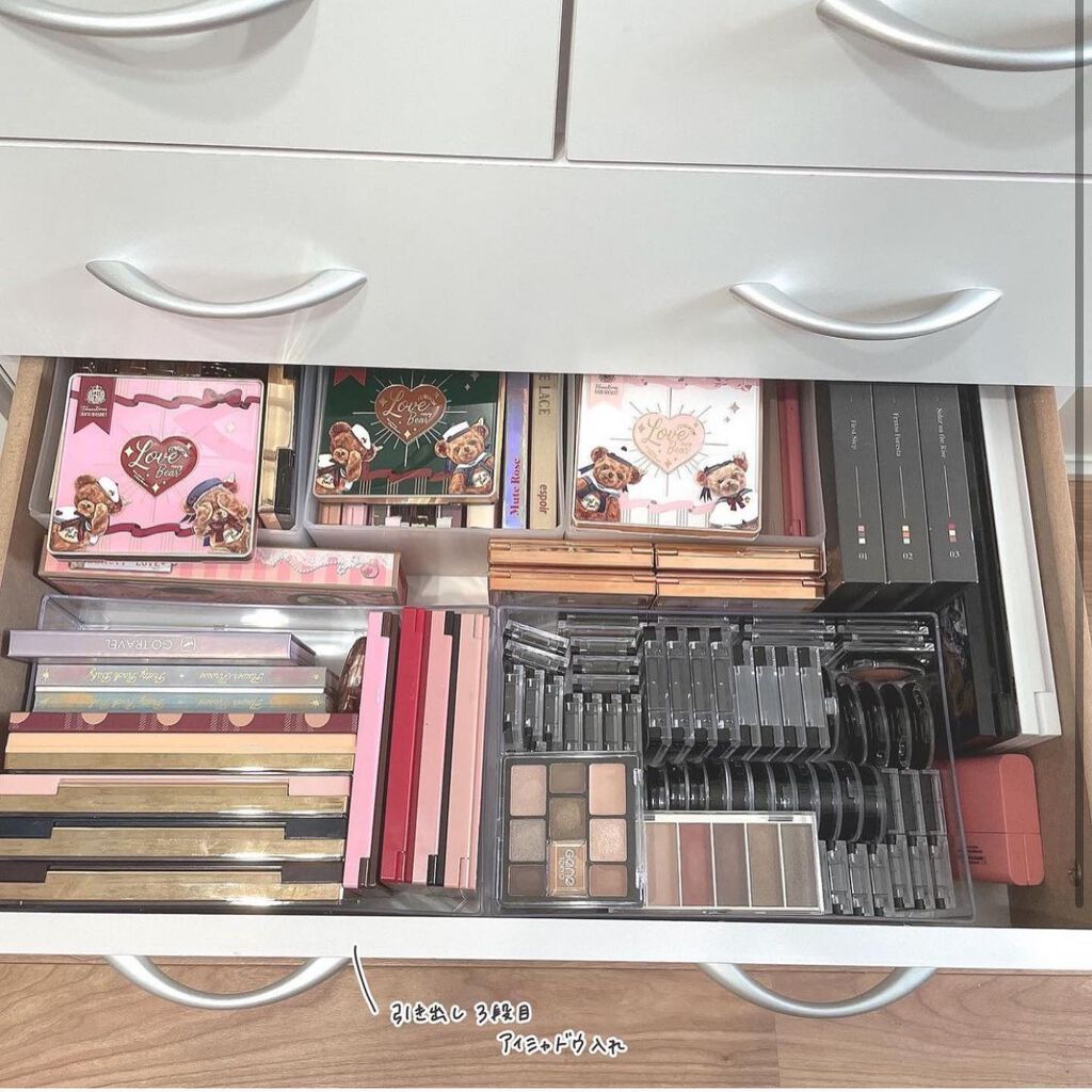 重なるアクリルケース・横型5段/無印良品/その他化粧小物を使ったクチコミ(8枚目)