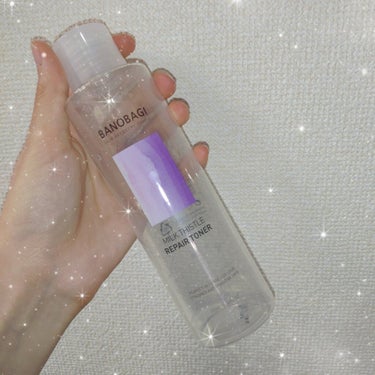 BANOBAGI　MILK THISTLE REPAIR TONER

✨✨✨✨✨✨✨✨✨✨✨✨✨✨

楽天で購入しました🙋
BANOBAGIは韓国コスメで、敏感肌に優しいと聞いたので、買ってみました。