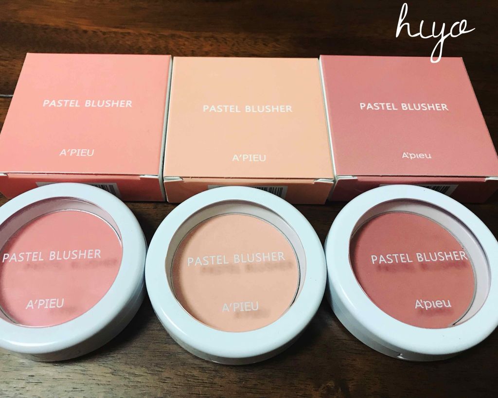 アピュー パステルブラッシャー/A’pieu/パウダーチークを使ったクチコミ(1枚目)