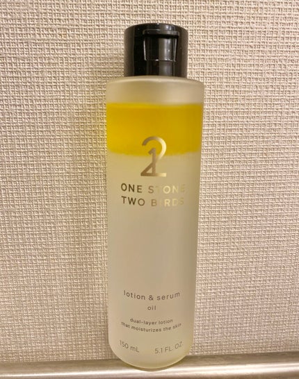 オイルインローション/ONE STONE TWO BIRDS/化粧水を使ったクチコミ(2枚目)