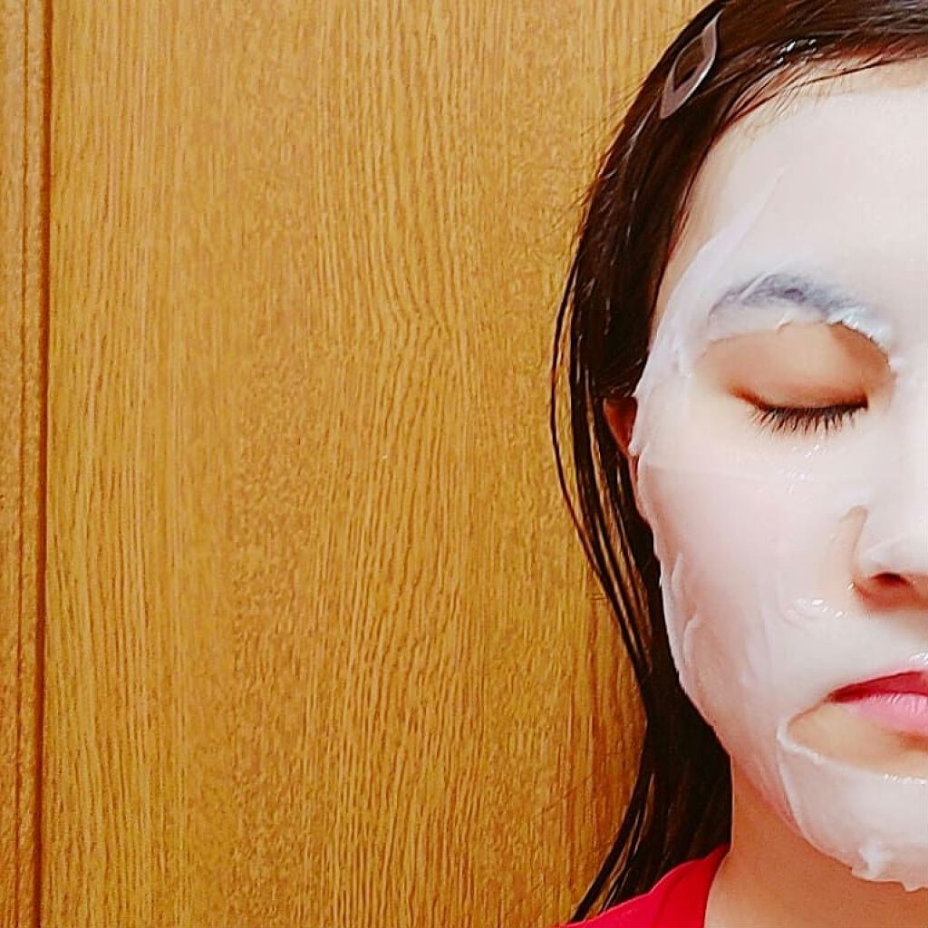 HYGGEE Active Red Flower Mask/HYGGEE/シートマスク・パックを使ったクチコミ（3枚目）