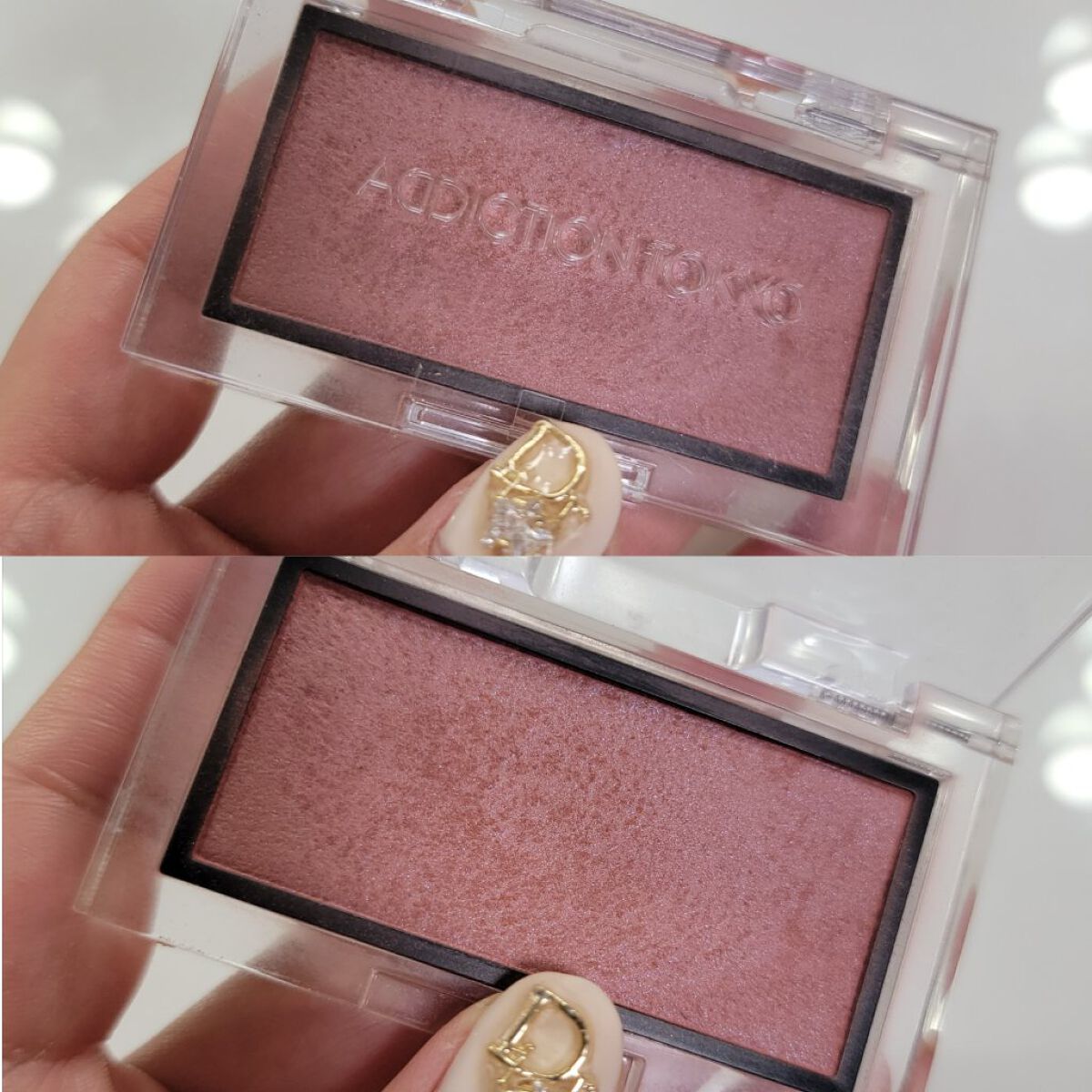 アディクション ザ ブラッシュ パール 003P Foggy Rose/ADDICTION/パウダーチークを使ったクチコミ（2枚目）