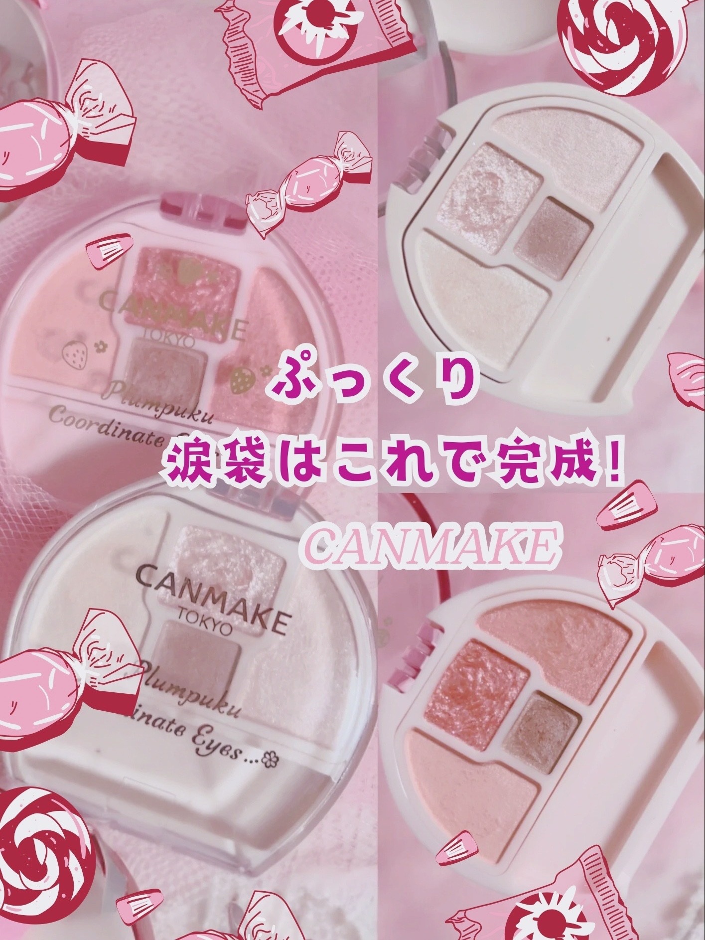 プランぷくコーデアイズNeo/キャンメイク/アイシャドウを使ったクチコミ（1枚目）