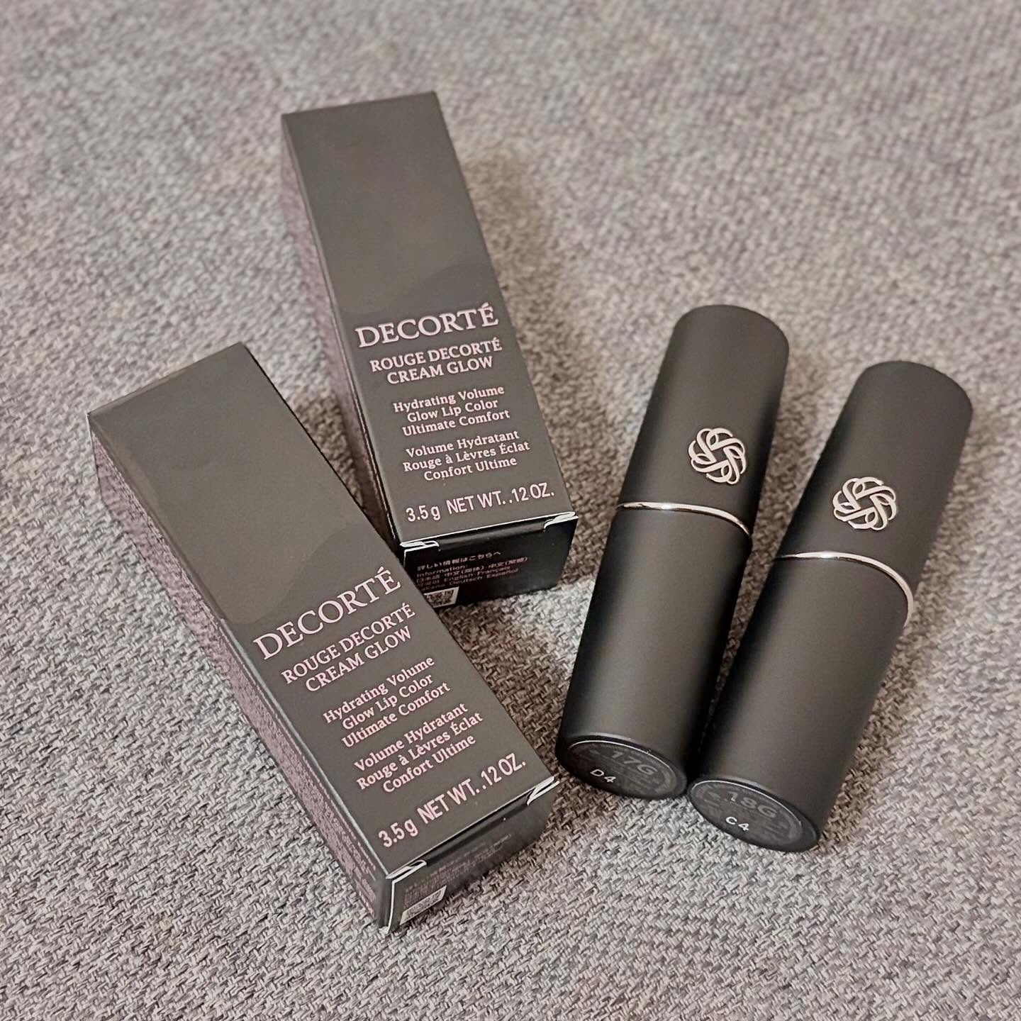 ルージュデコルテ　クリームグロウ 18G a piece of love/DECORTÉ/口紅を使ったクチコミ（2枚目）