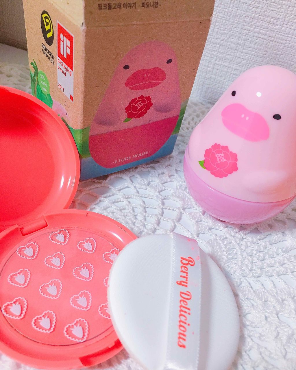 ベリーデリシャス クリームチーク/ETUDE/ジェル・クリームチークを使ったクチコミ(1枚目)