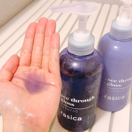 シースルーグロスシャンプー/トリートメント/rasica/市販シャンプーを使ったクチコミ(6枚目)