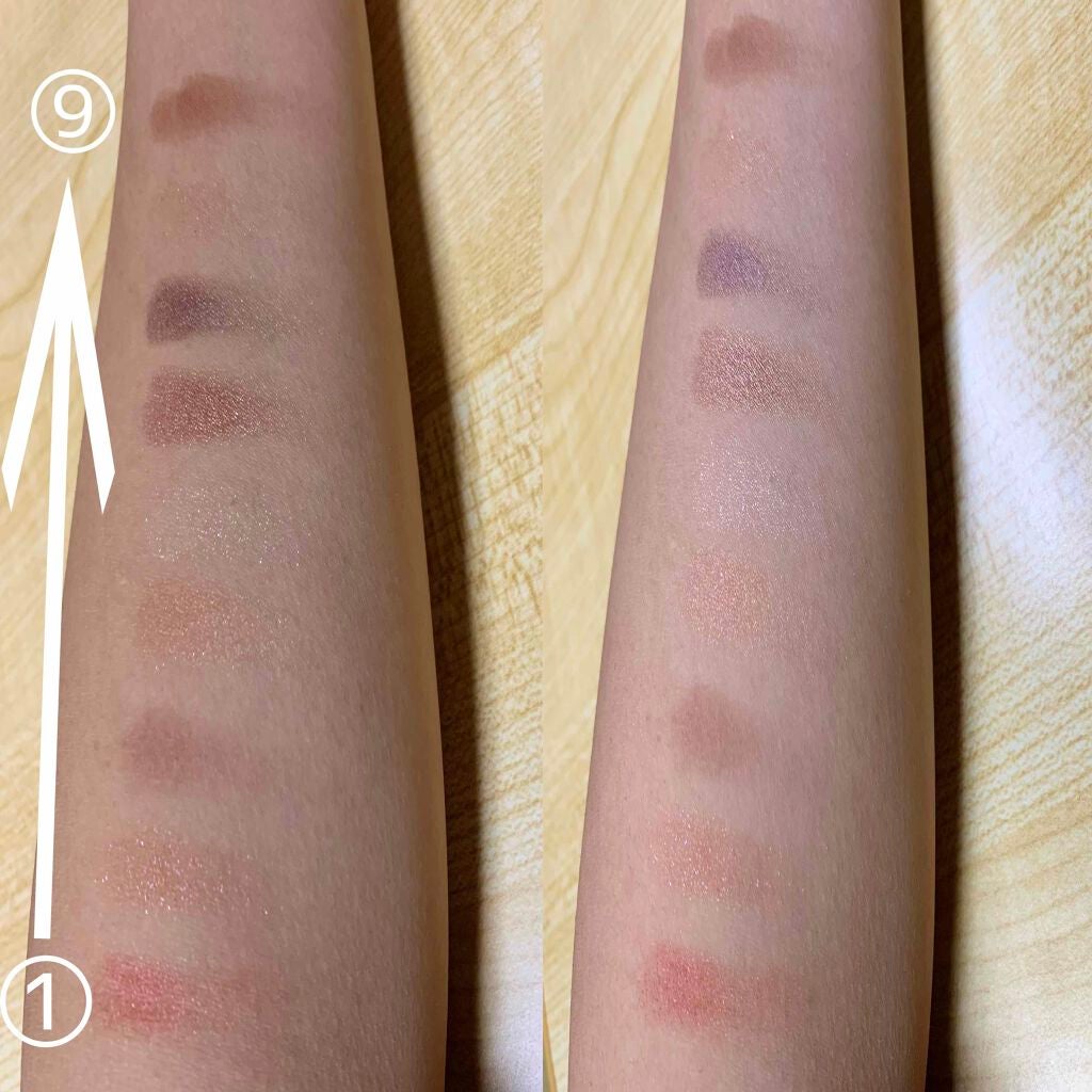 UR GLAM BLOOMING EYE COLOR PALETTE/U R GLAM/アイシャドウパレットを使ったクチコミ(7枚目)