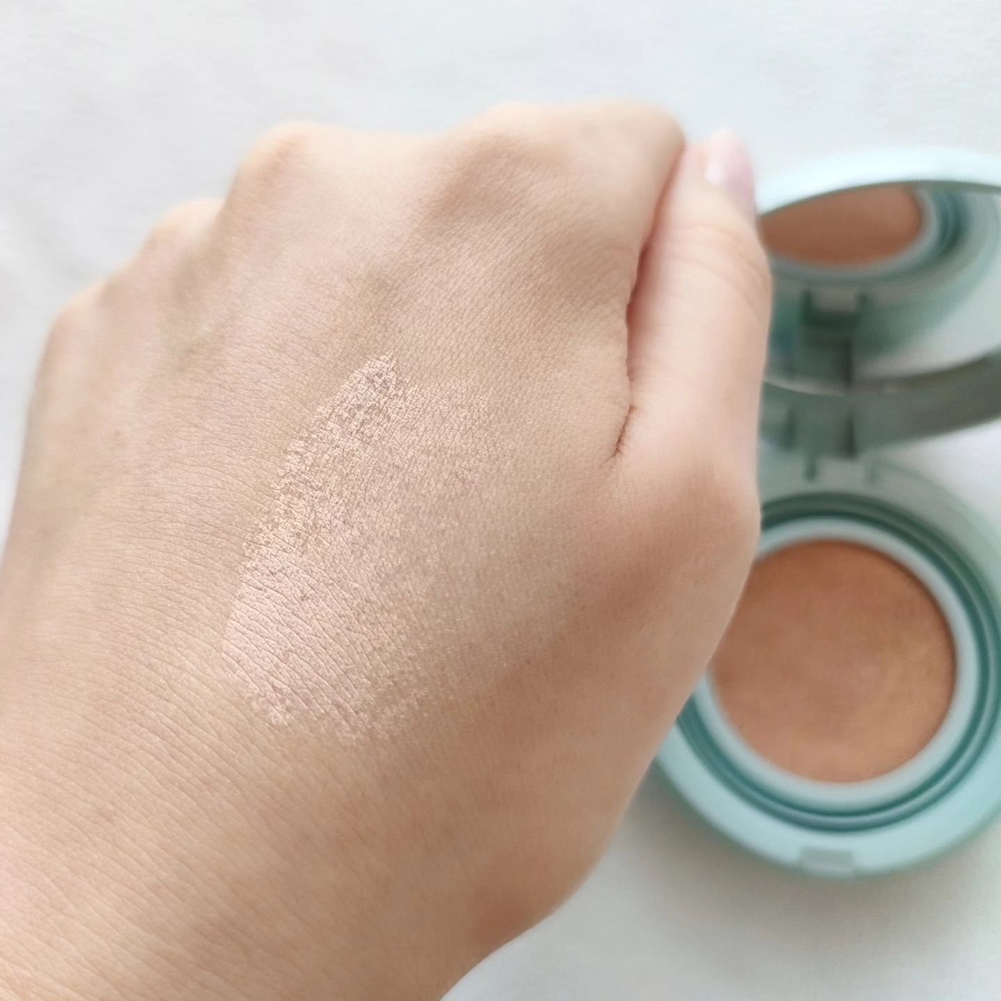 ノーセバム パウダー クッション/innisfree/クッションファンデーションを使ったクチコミ（3枚目）