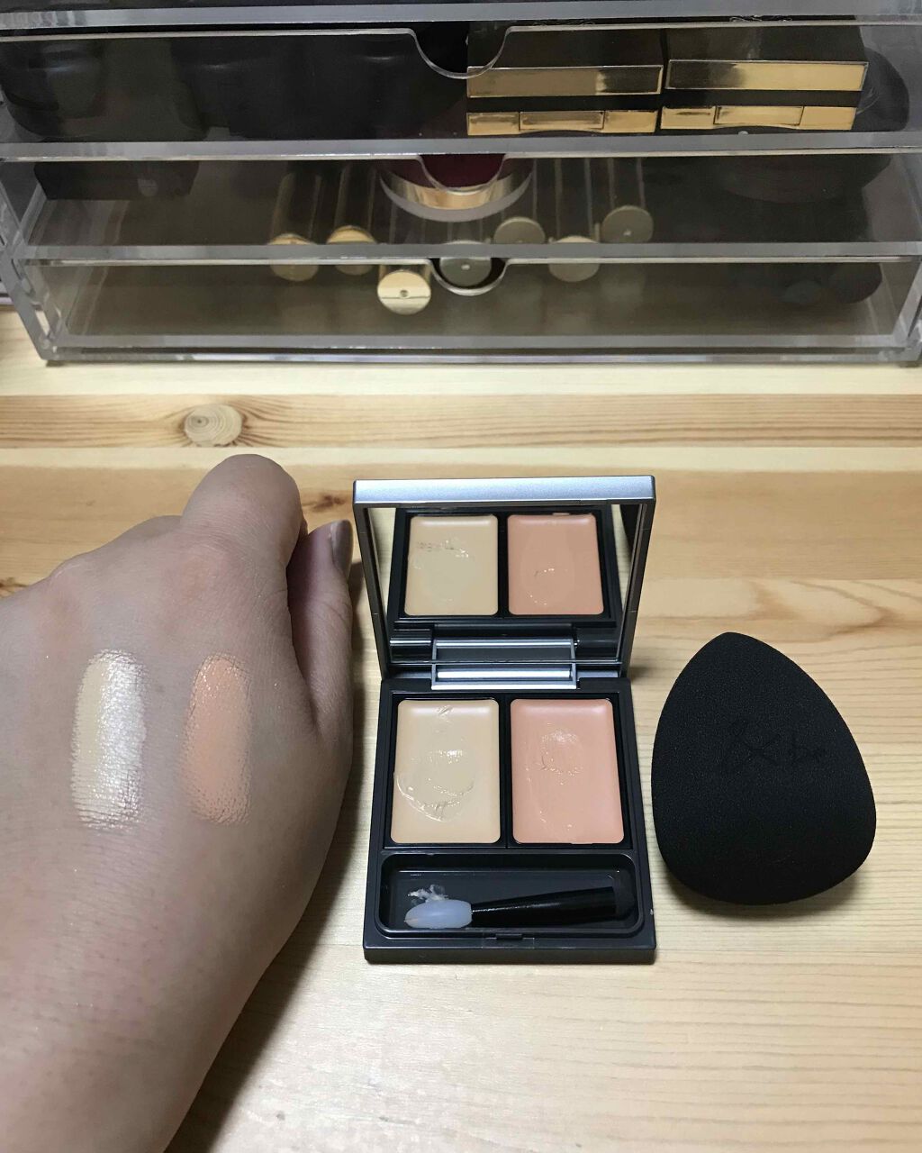 &be ブラックスポンジ/＆be/パフ・スポンジを使ったクチコミ（1枚目）