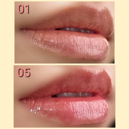 グラスティングメルティングバーム/rom&nd/リップバームを使ったクチコミ(5枚目)