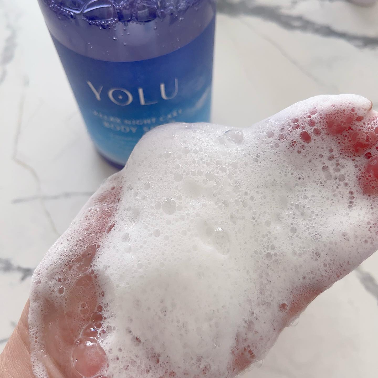 リラックスナイトケアボディソープ 440ml/YOLU/ボディソープを使ったクチコミ（3枚目）