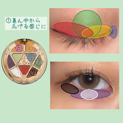 GODDESS 9 EYESHADOW/SUSISU/アイシャドウパレットを使ったクチコミ(3枚目)